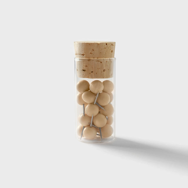 Push Pins Holzkugeln