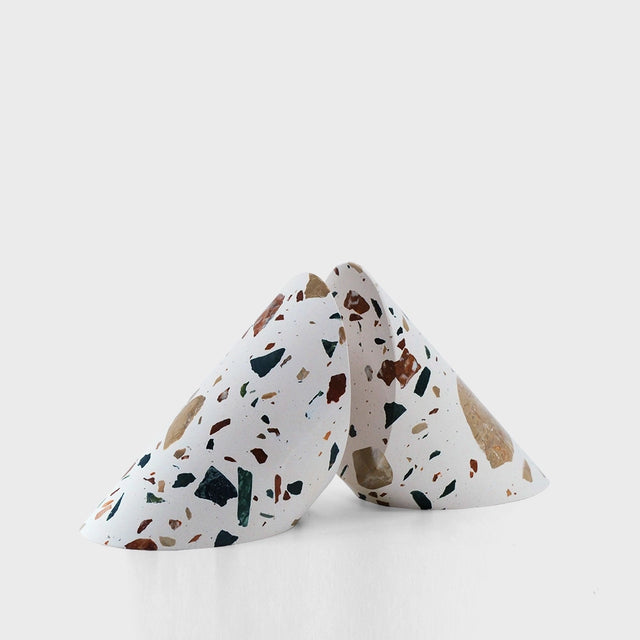 Buchstütze Terrazzo