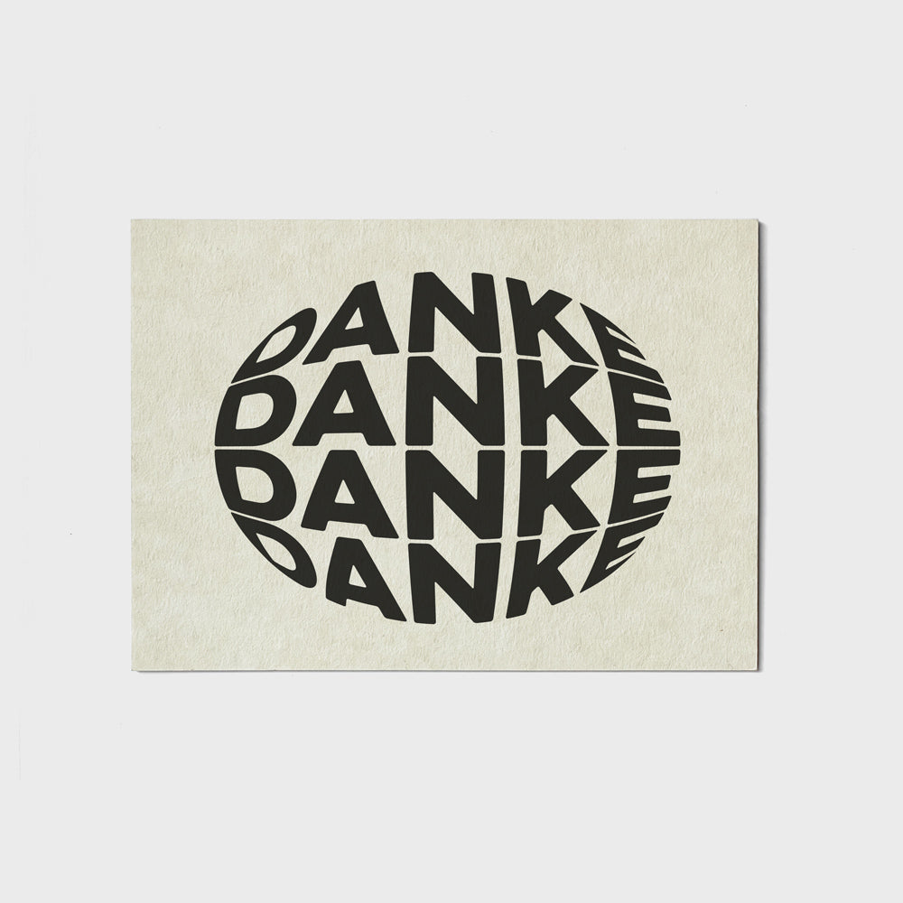 Karte Danke
