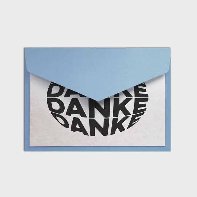 Karte Danke