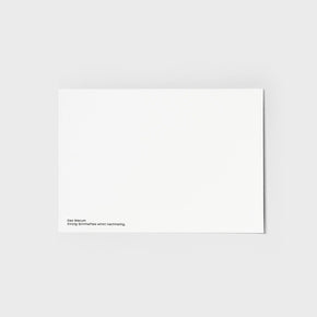 Postkarte Das Warum