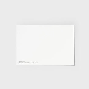 Postkarte Die Klarheit