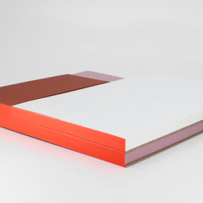 Notizblock 3-farbig Rot